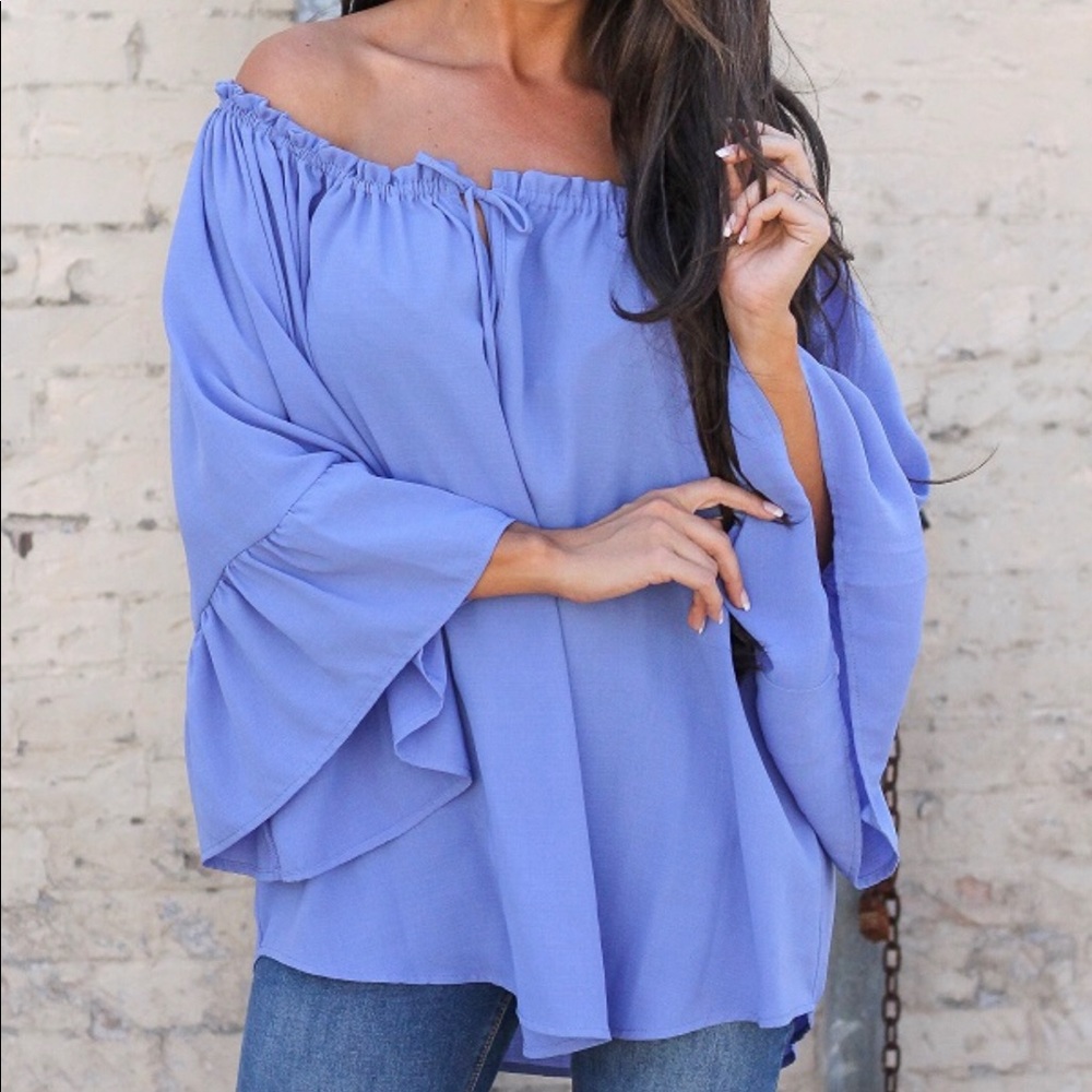 Plus size lavender top